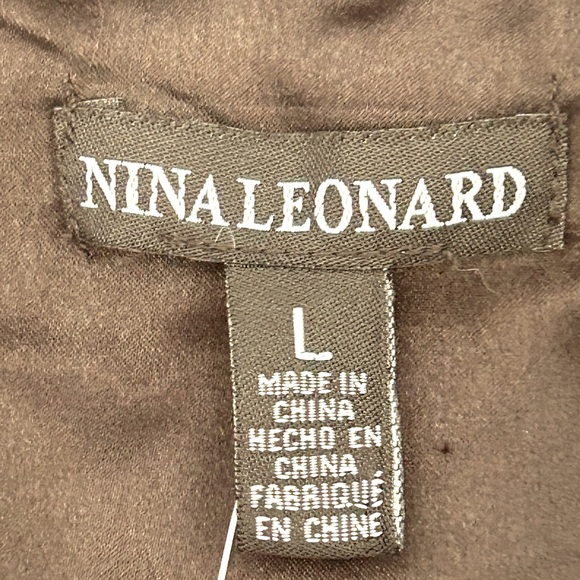 NWT NINA LEONARD sL faux fur cape-Vintage inspired-super soft-satiny lining - Picture 3 of 5